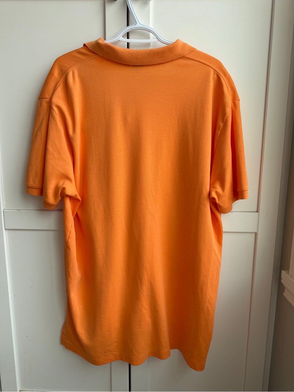 Vintage Y2K Polo by Ralph Lauren Orange Polo Shirt Men’s XL Tennis Tail Hem - Picture 4 of 4